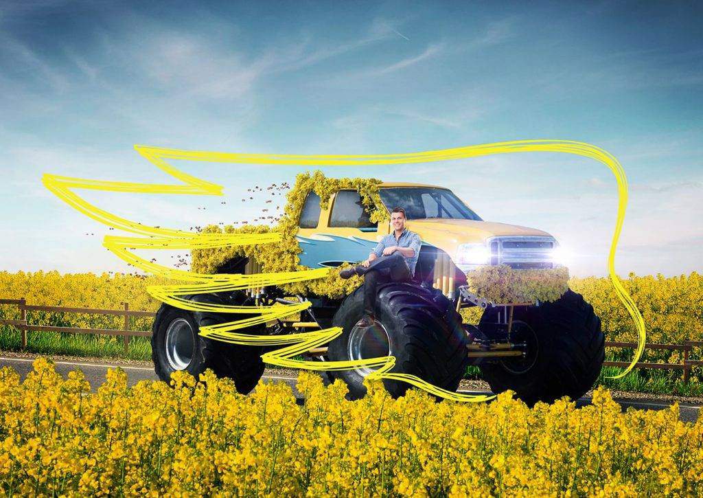 3d візуалізація автомобілю із рапсу
