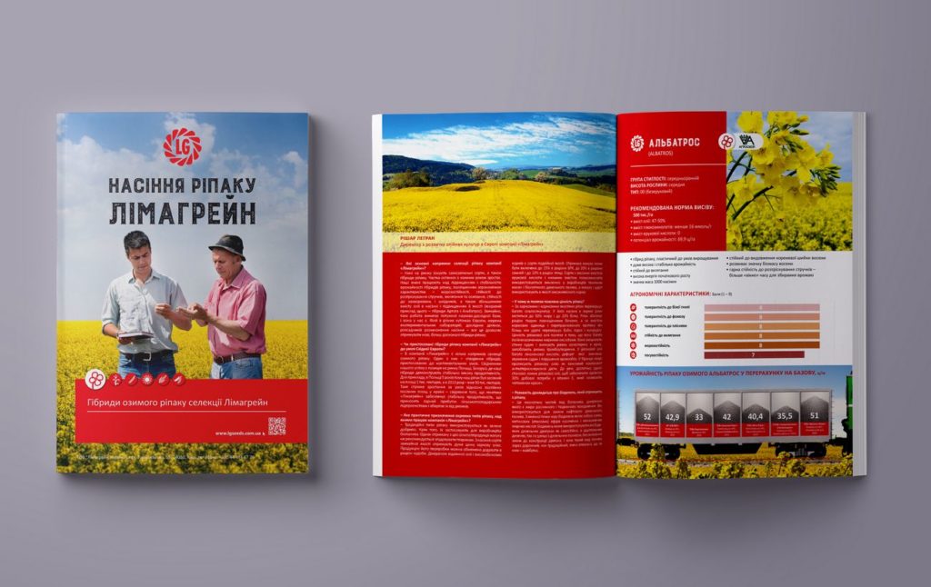 Розробка дизайну каталогу для ріпаку