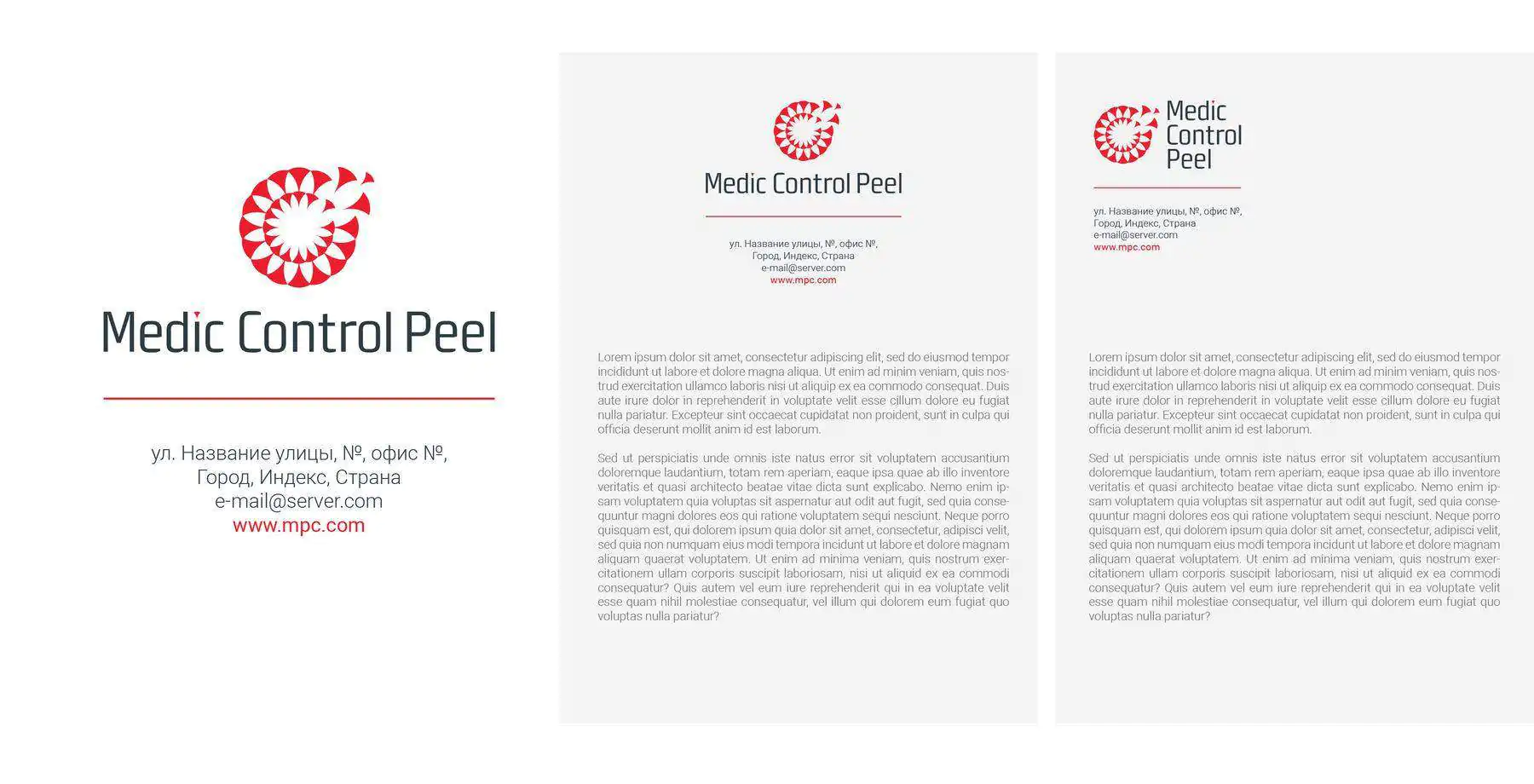 MCP peelings logo design portfolio
