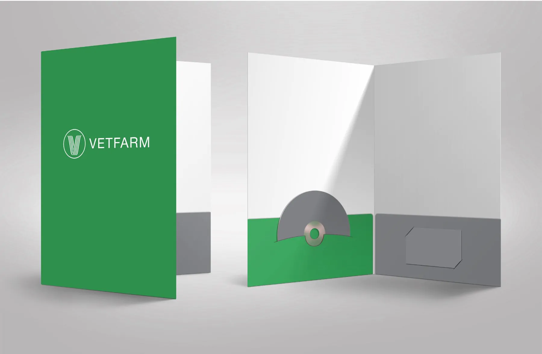 Logo design for Vetfarm company - manufacture, import and distribution of veterinary products portfolio
