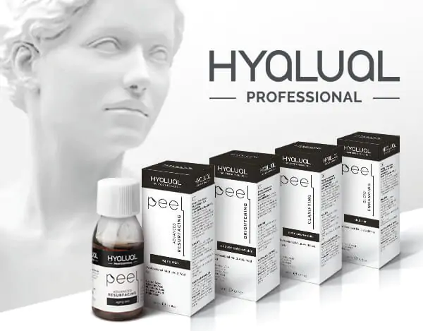 Розробка дизайну упаковки пілінгів для обличчя Hyalual Peels